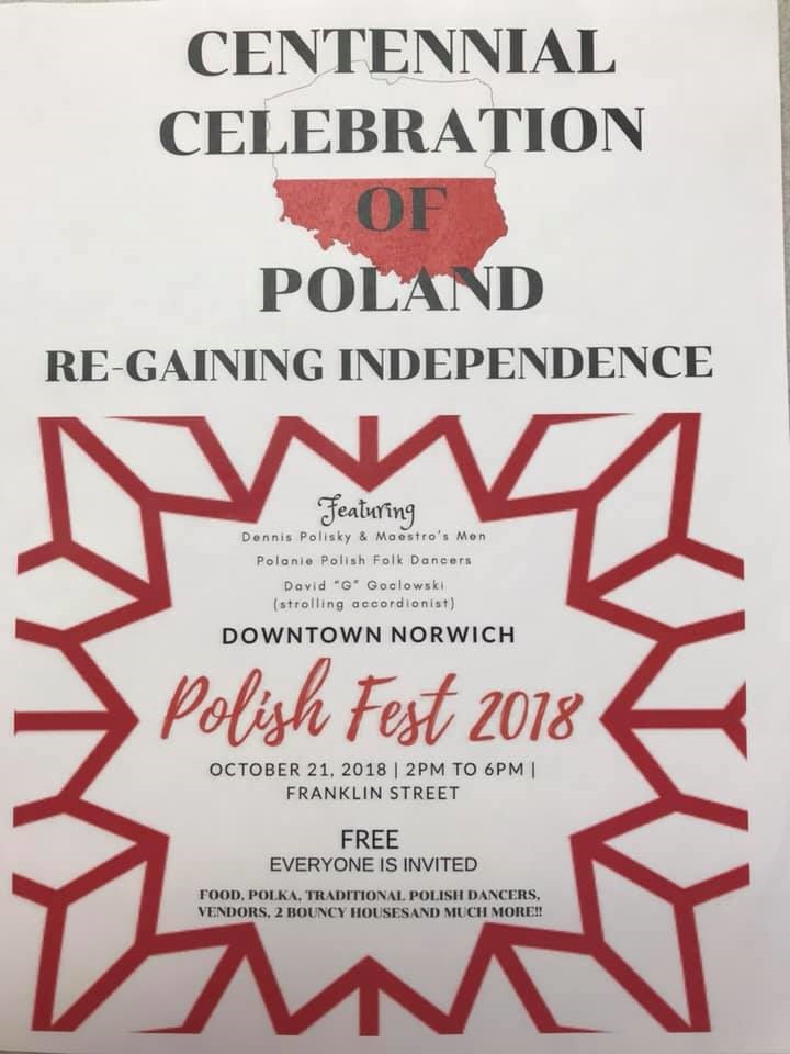 POLISH FESTIVAL Centennial Celebration of Poland (downtown Norwich